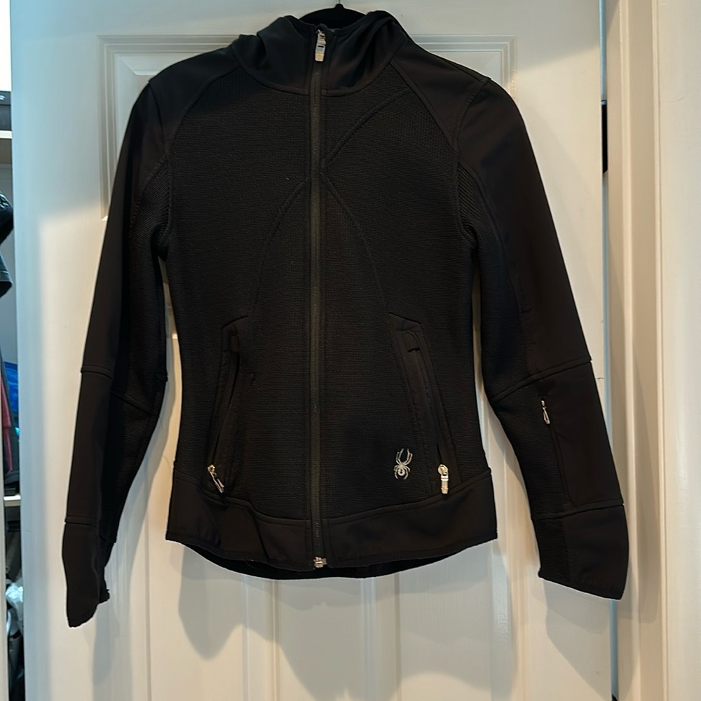 SPYDER zip up hoodie size M